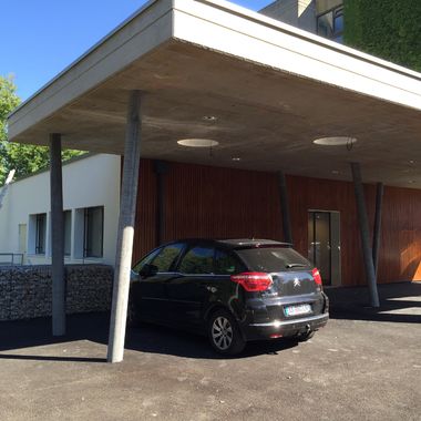 príjem pacientov modulová stavba Ženeva univerzitná nemocnica