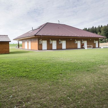 športovisko Freudewille, Švajčiarsko, modulová stavba